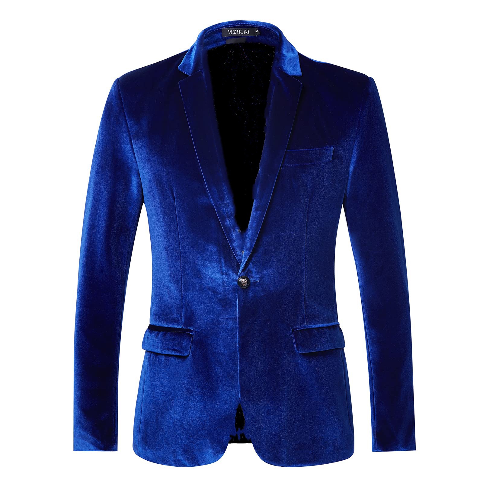 Men'S Gothic Formal Wear - Jas Blazer Beludru Slim Fit Pria