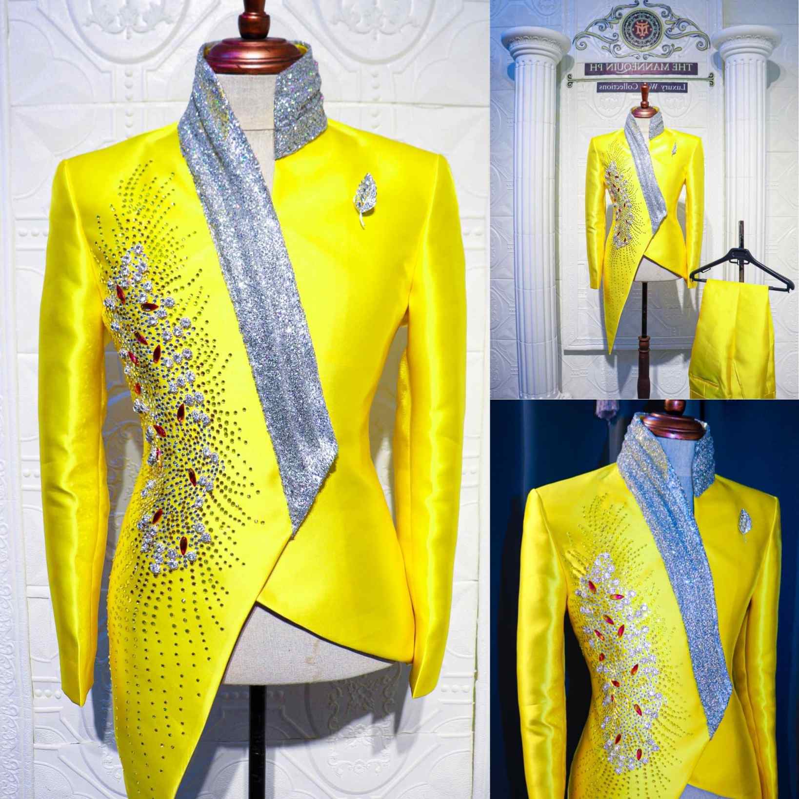 Formal Wear For Men Yellow - Tuksedo Pernikahan Kuning Mode Set 2