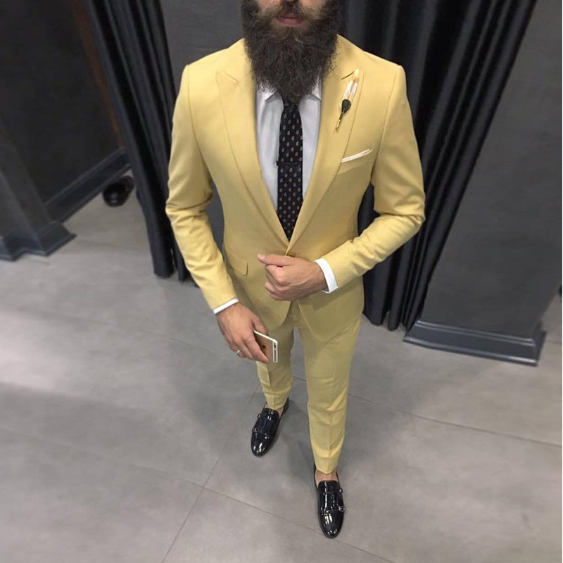 Formal Wear For Men Yellow - Setelan Pria Kuning Terbaru 2025 untuk