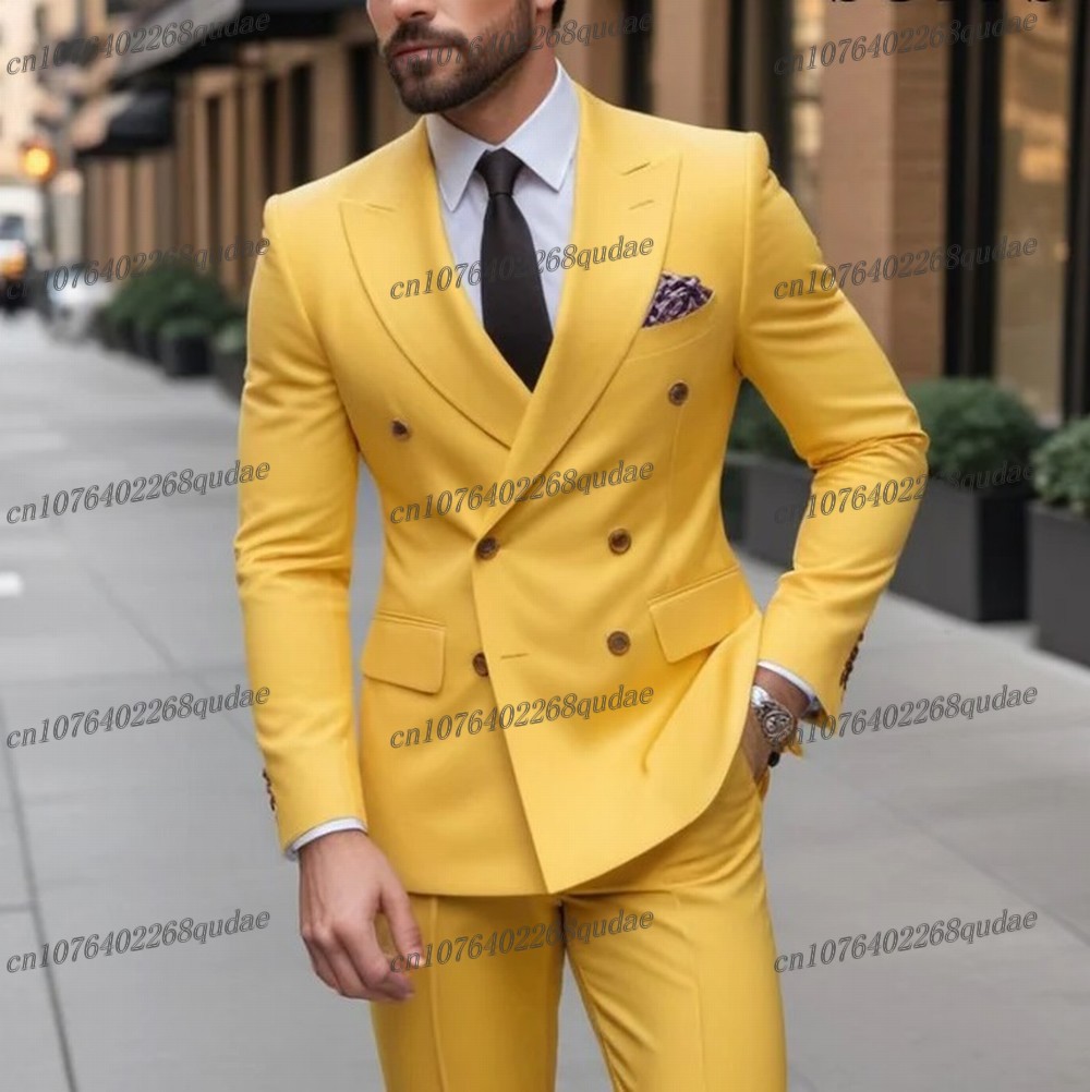Formal Wear For Men Yellow - Setelan Pria Acara Formal Kuning untuk