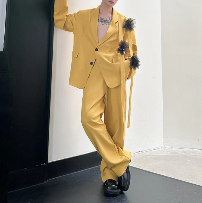 Formal Wear For Men Yellow - Setelan Jas Pria Kuning 2 Potong