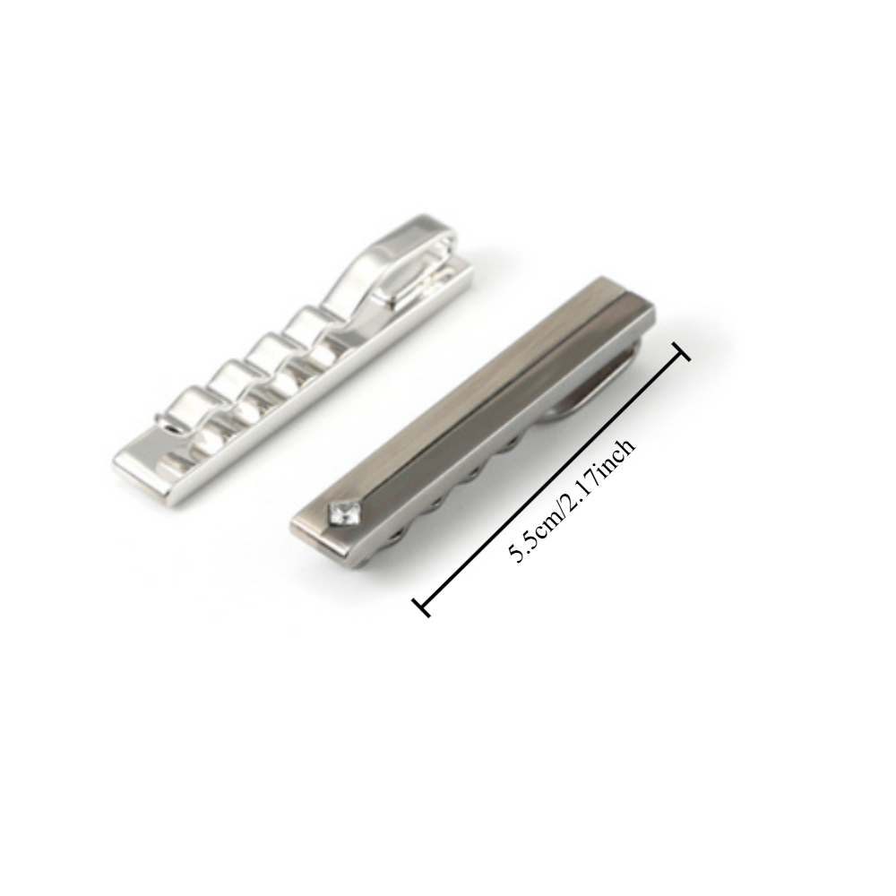 Set Kancing Manset dan Penjepi - Cufflinks Silver Set ulasan dan harga