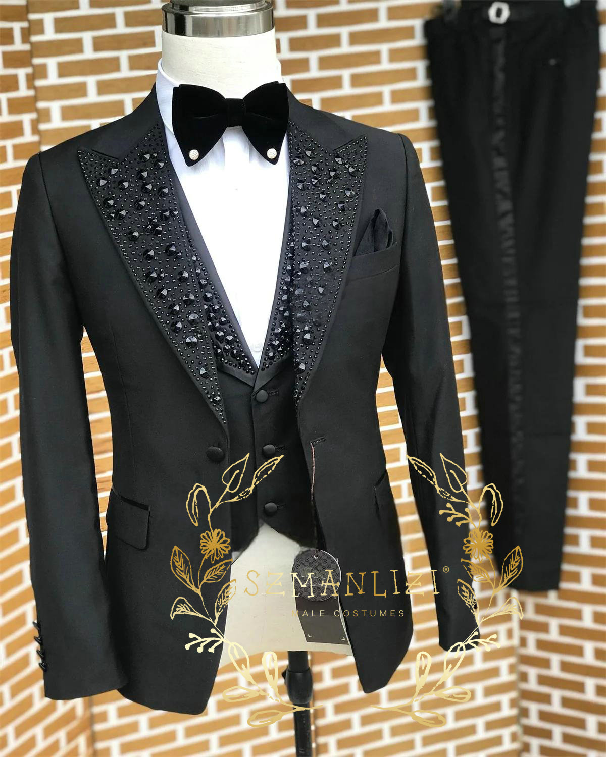 Pakaian pria, hitam, setelan t - Formal Wear For Men In Wedding ulasan dan harga