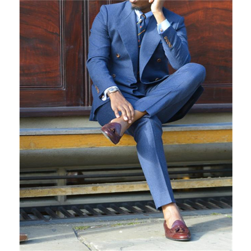 Jas Pria Formal Biru Gelap Dua - Formal Wear For Men In Wedding ulasan dan harga