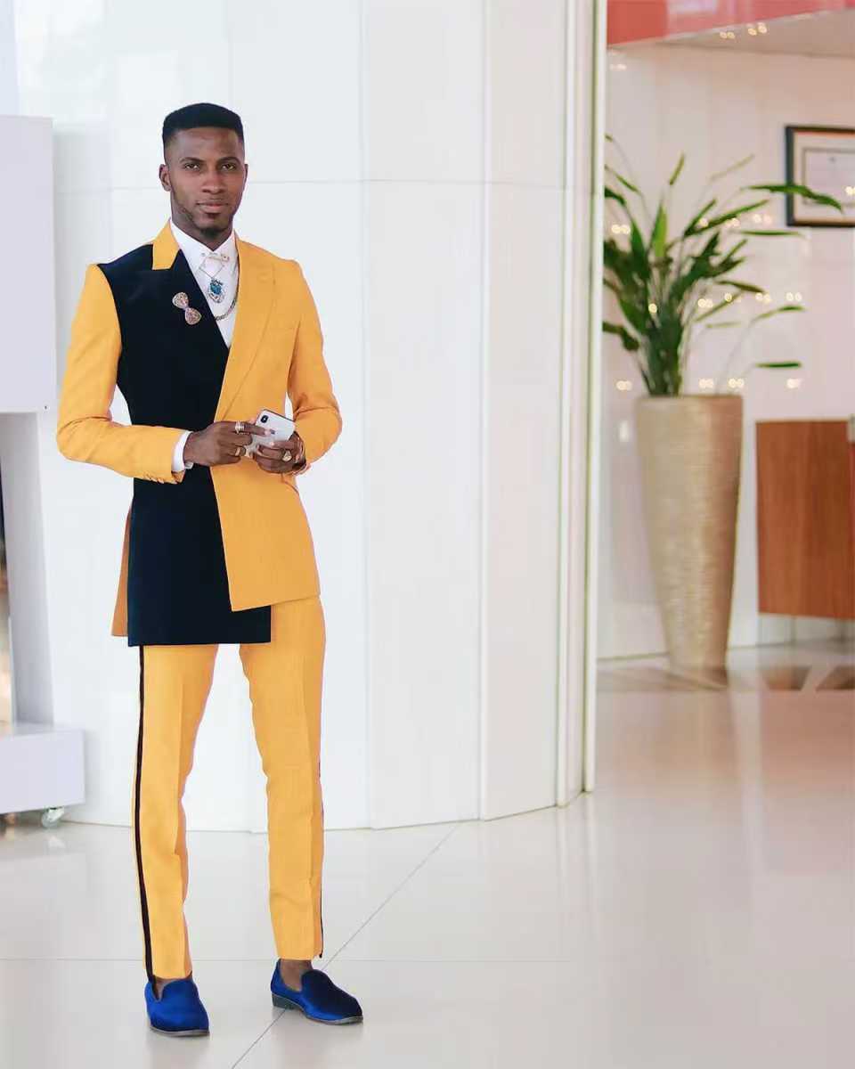Set Jas Pria Hitam Kuning 2 Po - Formal Wear For Men Yellow ulasan dan harga