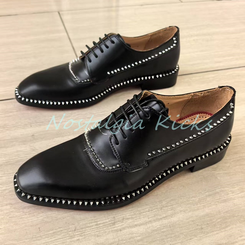 Sepatu Oxford Kulit Asli Hitam - Men'S Gothic Formal Wear ulasan dan harga