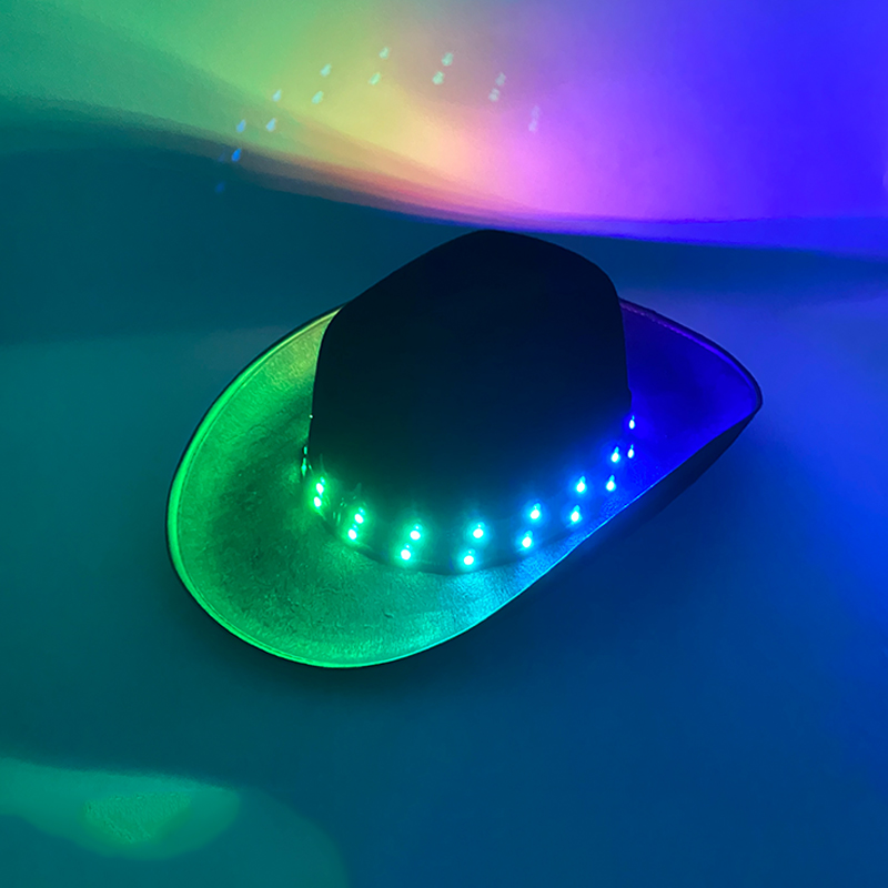 Topi koboi LED Remote Control  - Men'S Formal Wear For Graduation ulasan dan harga
