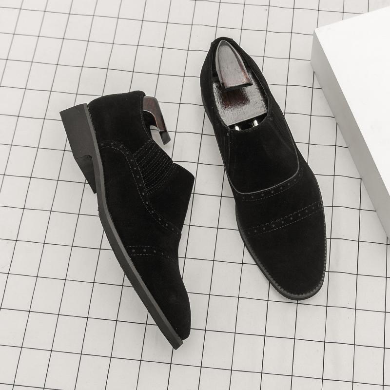 Sepatu Loafer Pria Retro Hitam - Formal Wear For Men Yellow ulasan dan harga