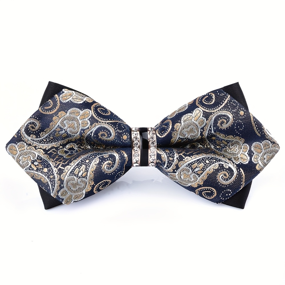 Dasi Kupu-kupu Satin Jacquard  - Formal Wear For Men Yellow ulasan dan harga